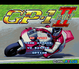 GP-1 Part II Title Screen